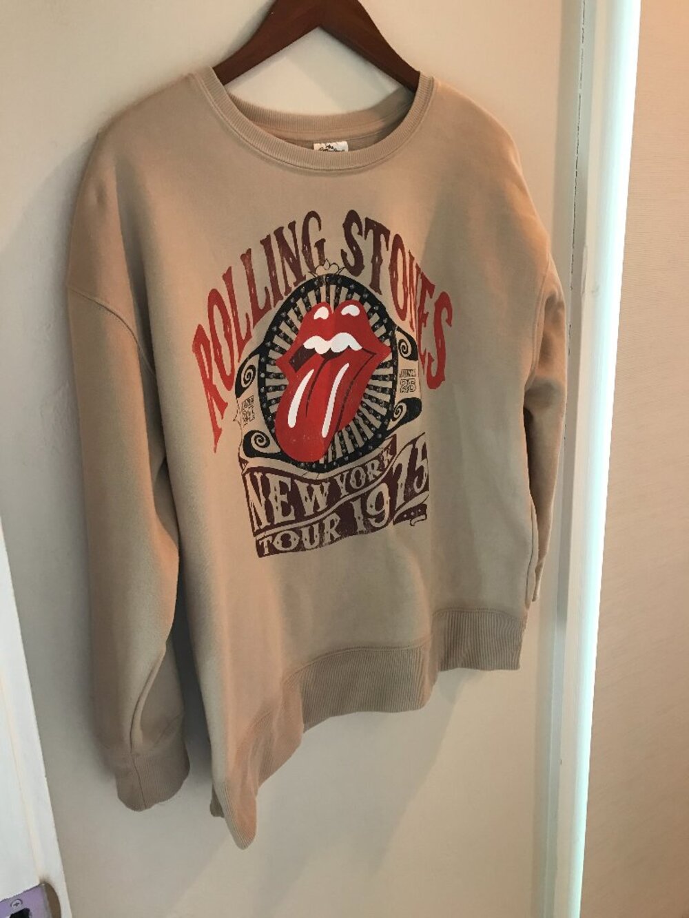 ROLLING STONES NEW YORK TOUR 1975 WOMENS SIZE 8-10